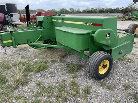 john deere 338 skid steer|338 john deere baler.